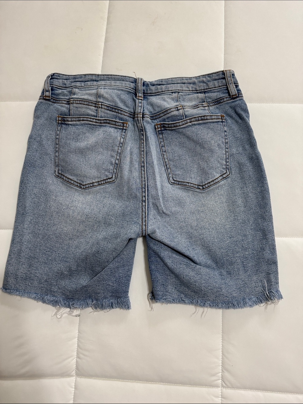 We The Free Light Blue Cutoff Denim Shorts - Picture 3 of 4